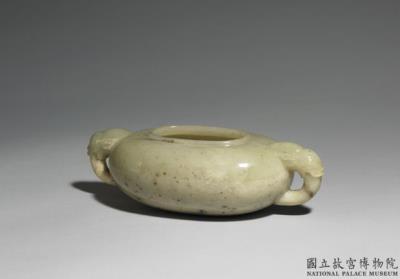 图片[2]-Jade vessel with animal-shaped handles, Qing dynasty, Qianlong reign (1736-1795)-China Archive